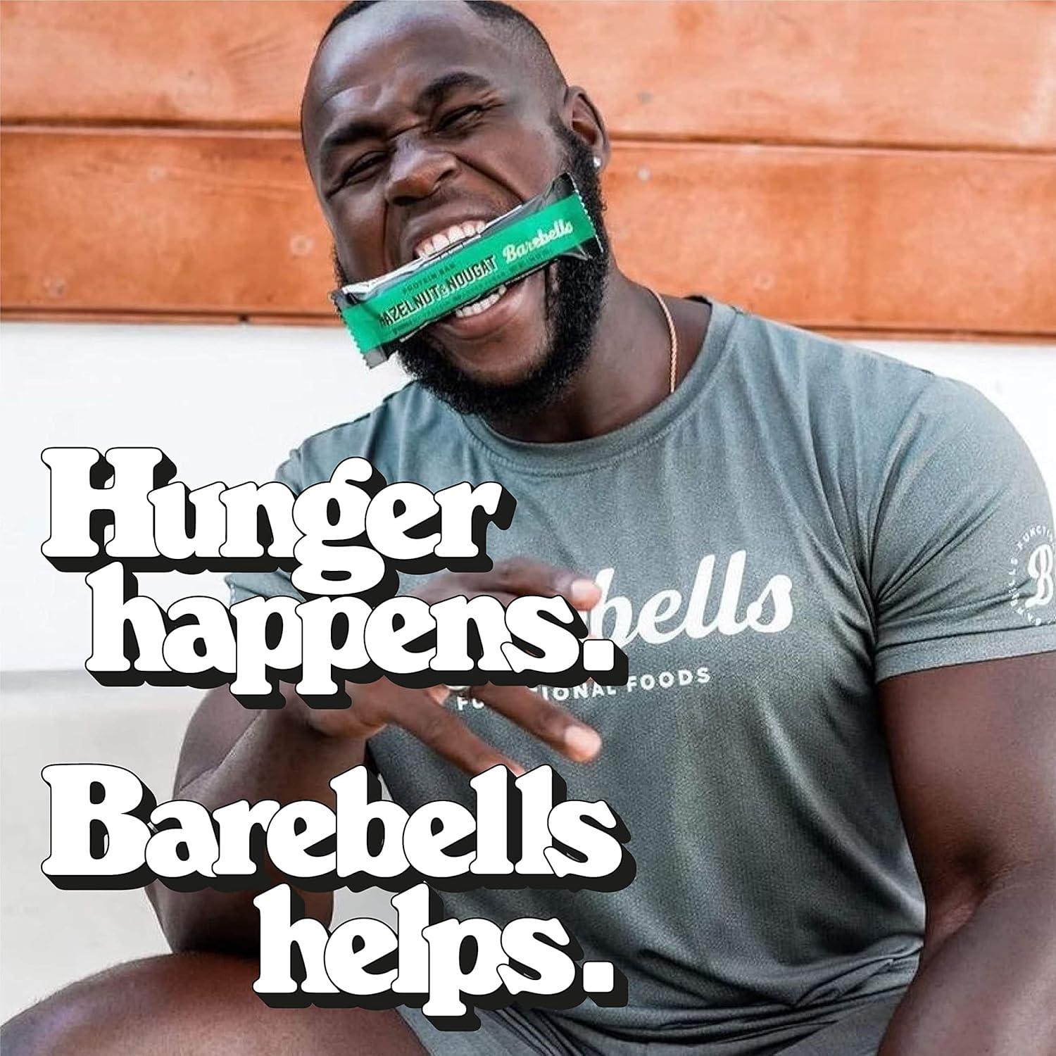 image:imageBarebells Protein Bars Peoples Choice Variety Pack 24 Bars 2 Packs of 12 20g High Protein Treats Chocolate Nutrition Bars with No Added Sugar OnTheGo Breakfast or PostWorkout SnackHazelnut