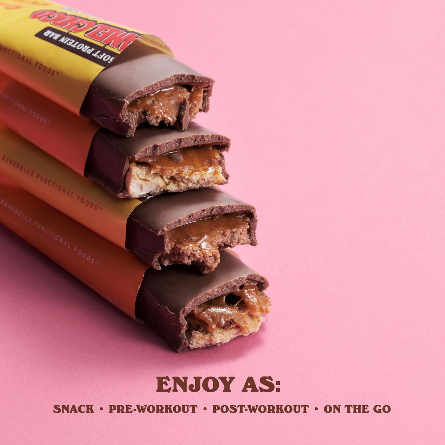 image:imageBarebells Protein Bars Peoples Choice Variety Pack 24 Bars 2 Packs of 12 20g High Protein Treats Chocolate Nutrition Bars with No Added Sugar OnTheGo Breakfast or PostWorkout SnackCaramel Choco