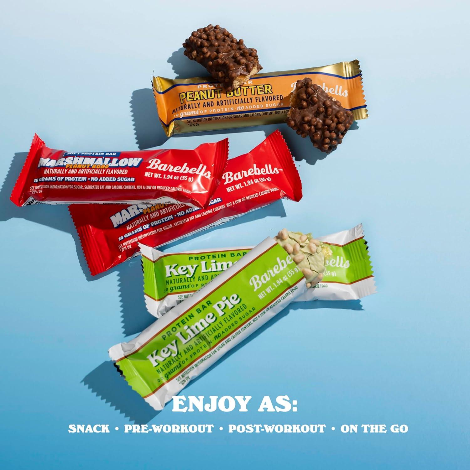 image:imageBarebells Protein Bars Peoples Choice Variety Pack 24 Bars 2 Packs of 12 20g High Protein Treats Chocolate Nutrition Bars with No Added Sugar OnTheGo Breakfast or PostWorkout SnackNew On The Block Bundle