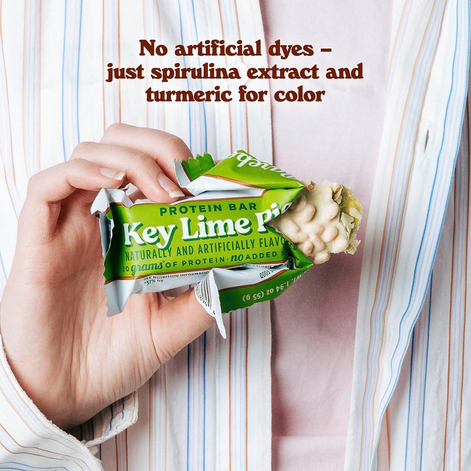 image:imageBarebells Protein Bars Peoples Choice Variety Pack 24 Bars 2 Packs of 12 20g High Protein Treats Chocolate Nutrition Bars with No Added Sugar OnTheGo Breakfast or PostWorkout SnackKey Lime Pie