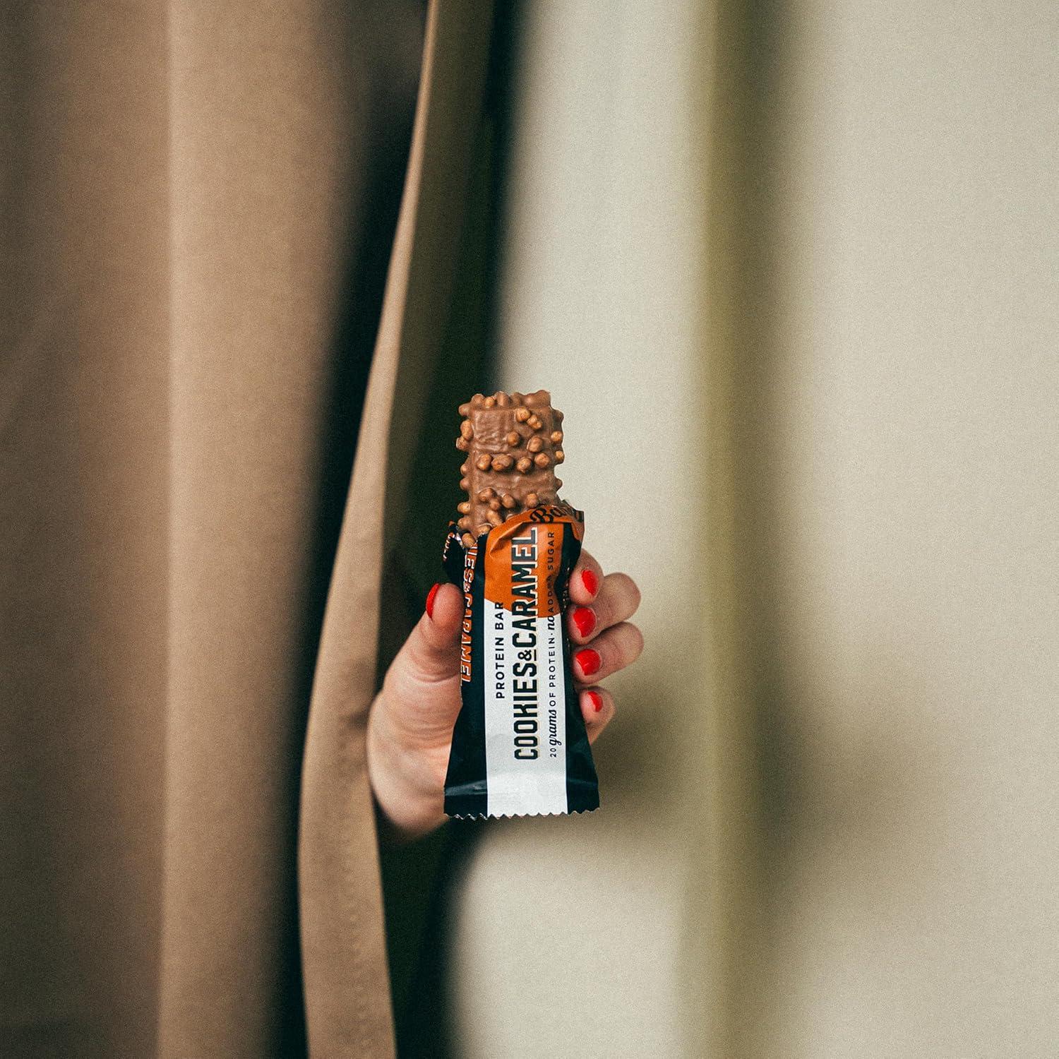 image:imageBarebells Protein Bars Peoples Choice Variety Pack 24 Bars 2 Packs of 12 20g High Protein Treats Chocolate Nutrition Bars with No Added Sugar OnTheGo Breakfast or PostWorkout SnackCookies and Caramel