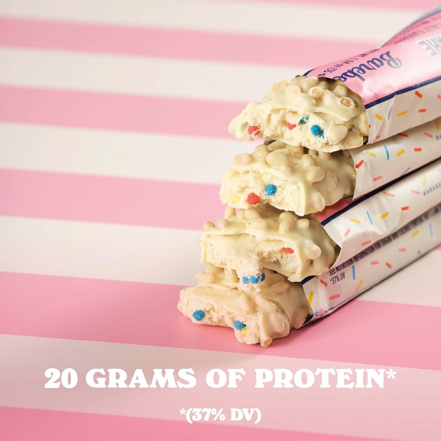 image:imageBarebells Protein Bars Peoples Choice Variety Pack 24 Bars 2 Packs of 12 20g High Protein Treats Chocolate Nutrition Bars with No Added Sugar OnTheGo Breakfast or PostWorkout SnackBirthday Cake