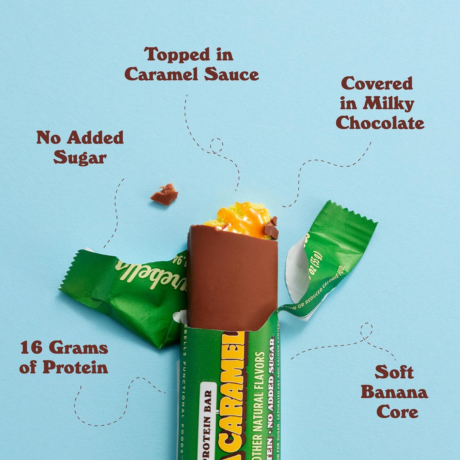 image:imageBarebells Protein Bars Peoples Choice Variety Pack 24 Bars 2 Packs of 12 20g High Protein Treats Chocolate Nutrition Bars with No Added Sugar OnTheGo Breakfast or PostWorkout SnackBanana Caramel