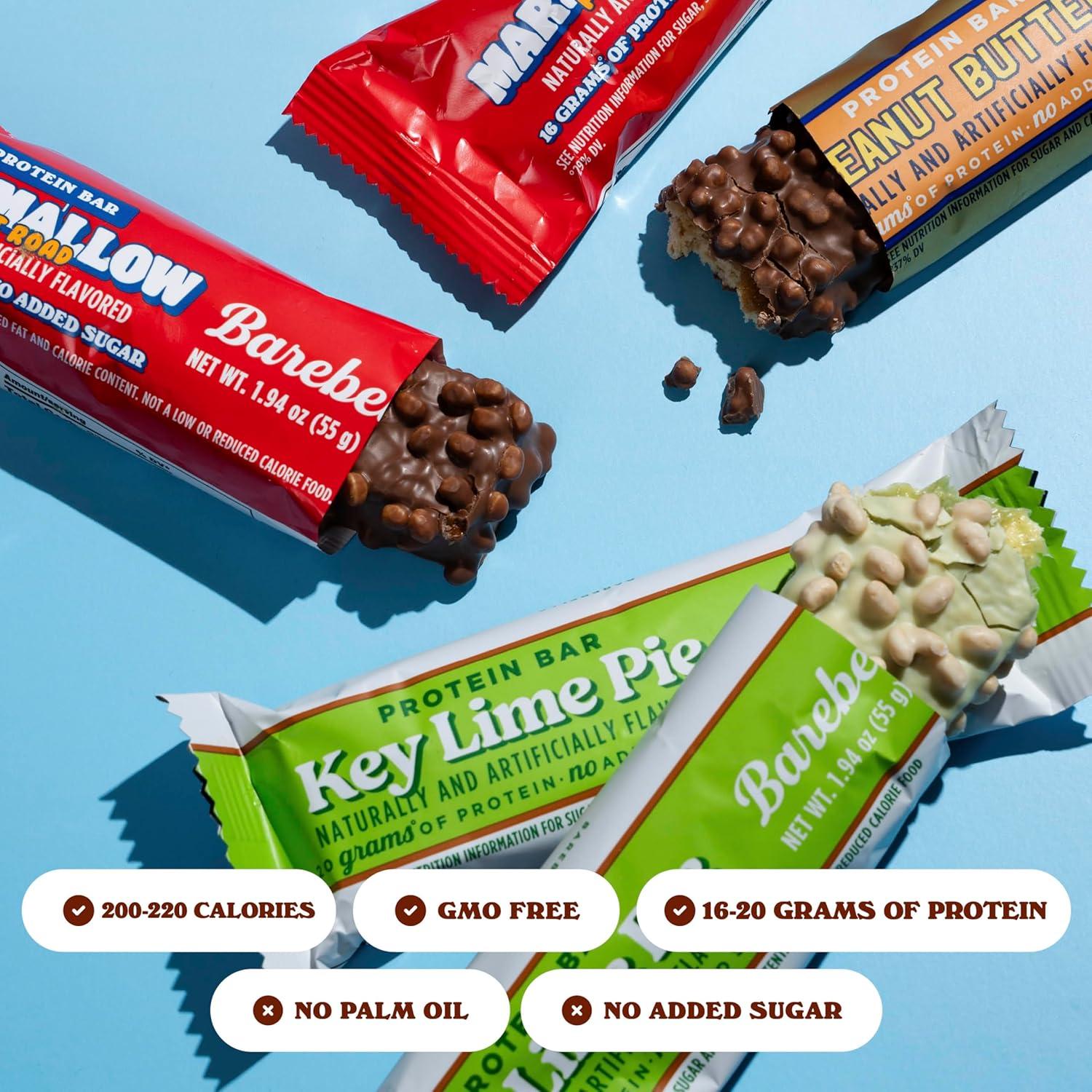 image:imageBarebells Protein Bars Peoples Choice Variety Pack 24 Bars 2 Packs of 12 20g High Protein Treats Chocolate Nutrition Bars with No Added Sugar OnTheGo Breakfast or PostWorkout SnackNew On The Block Bundle