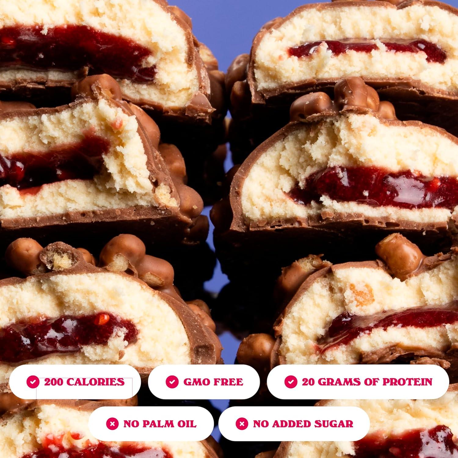 image:imageBarebells Protein Bars Peoples Choice Variety Pack 24 Bars 2 Packs of 12 20g High Protein Treats Chocolate Nutrition Bars with No Added Sugar OnTheGo Breakfast or PostWorkout SnackPeanut Butter and Jelly