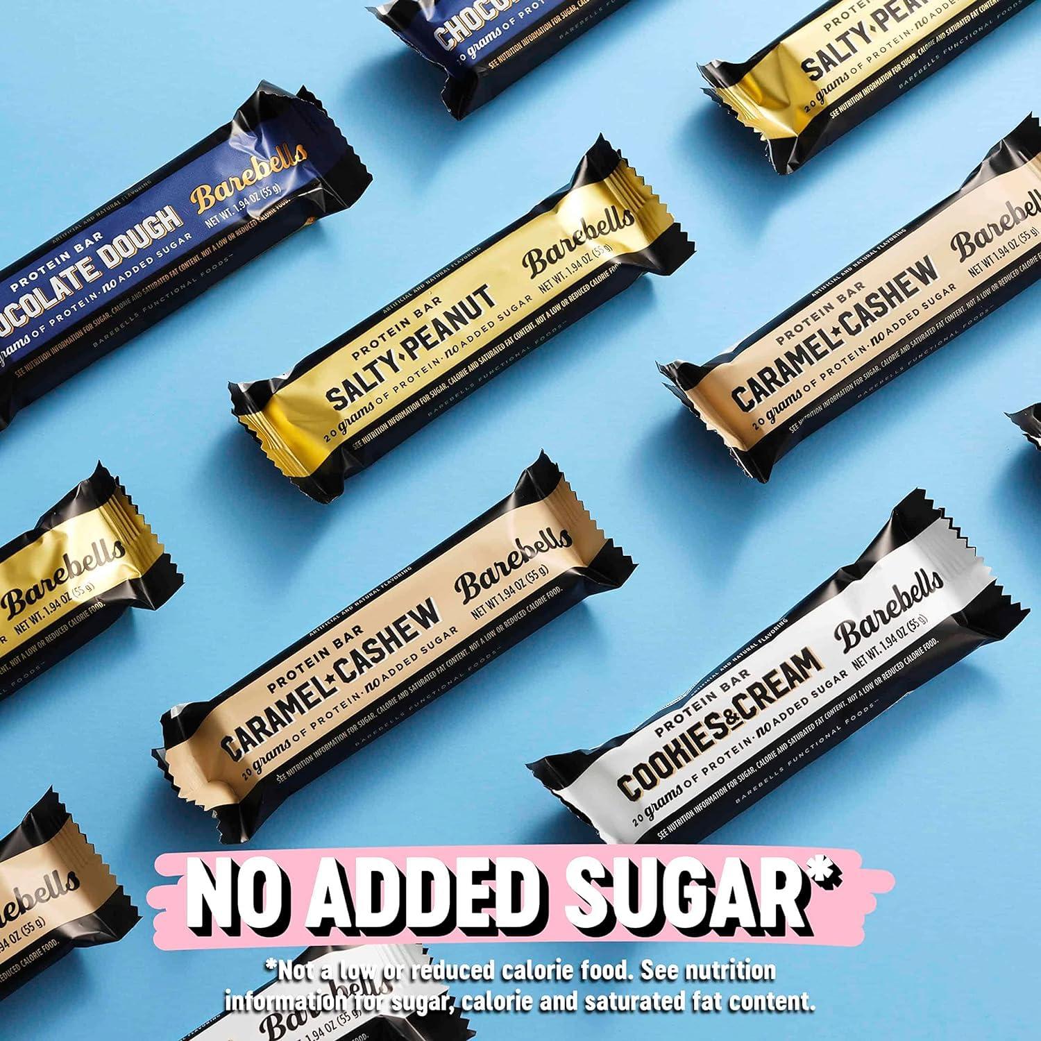 image:imageBarebells Protein Bars Peoples Choice Variety Pack 24 Bars 2 Packs of 12 20g High Protein Treats Chocolate Nutrition Bars with No Added Sugar OnTheGo Breakfast or PostWorkout SnackVariety Pack 1