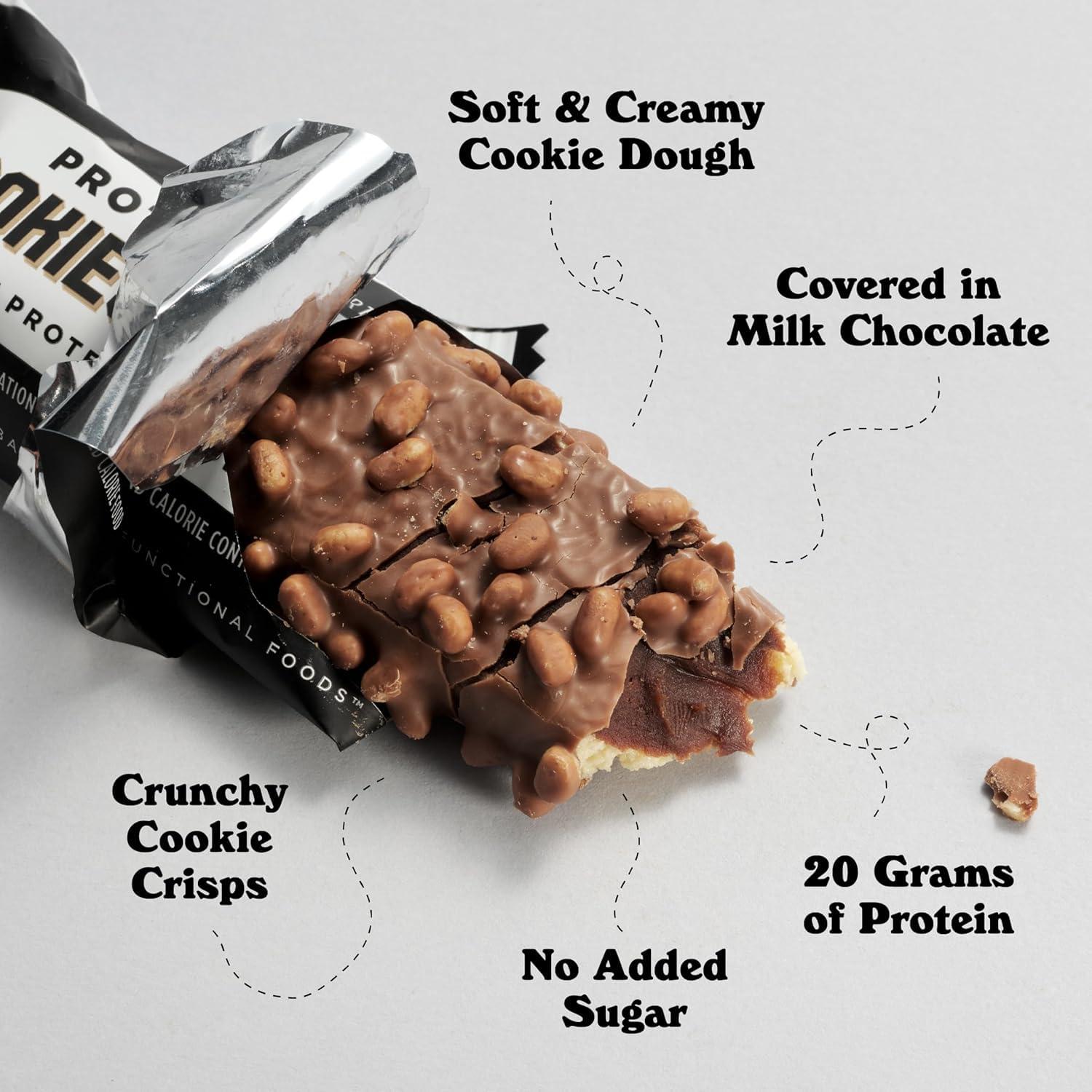 image:imageBarebells Protein Bars Peoples Choice Variety Pack 24 Bars 2 Packs of 12 20g High Protein Treats Chocolate Nutrition Bars with No Added Sugar OnTheGo Breakfast or PostWorkout SnackCookies And Cream