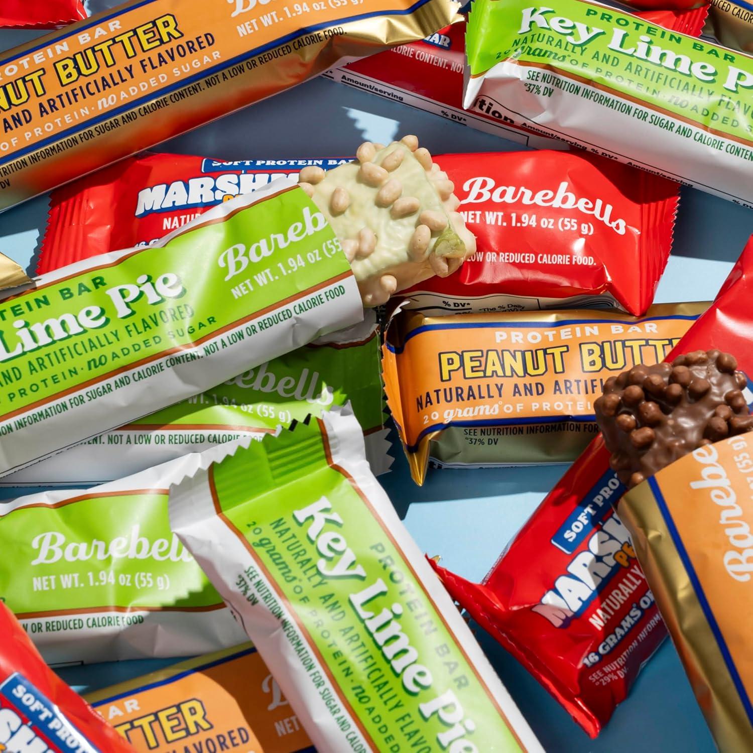 image:imageBarebells Protein Bars Peoples Choice Variety Pack 24 Bars 2 Packs of 12 20g High Protein Treats Chocolate Nutrition Bars with No Added Sugar OnTheGo Breakfast or PostWorkout SnackNew On The Block Bundle