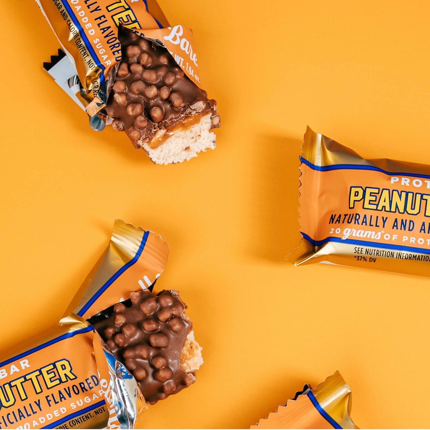 image:imageBarebells Protein Bars Peoples Choice Variety Pack 24 Bars 2 Packs of 12 20g High Protein Treats Chocolate Nutrition Bars with No Added Sugar OnTheGo Breakfast or PostWorkout SnackPeanut Butter