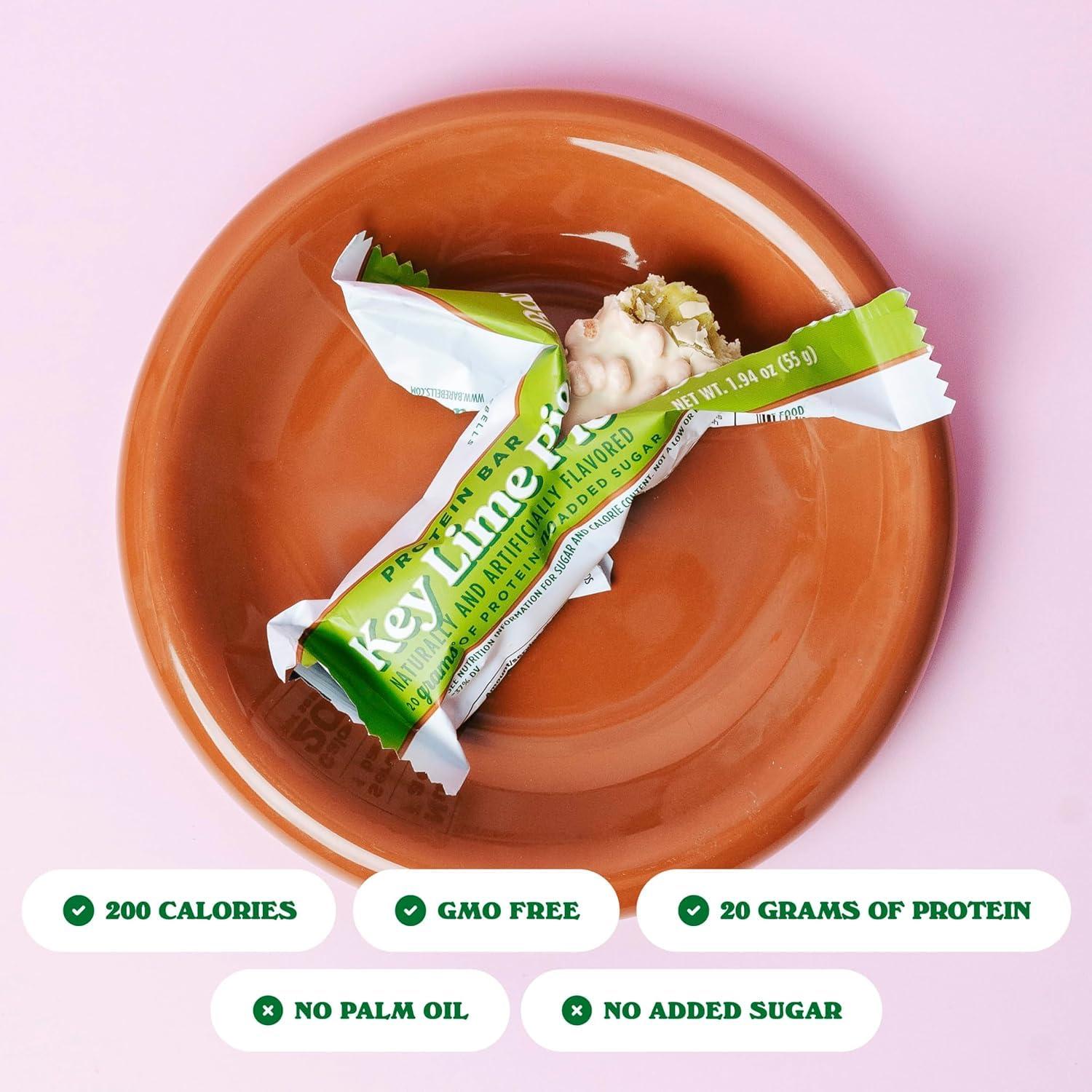 image:imageBarebells Protein Bars Peoples Choice Variety Pack 24 Bars 2 Packs of 12 20g High Protein Treats Chocolate Nutrition Bars with No Added Sugar OnTheGo Breakfast or PostWorkout SnackKey Lime Pie