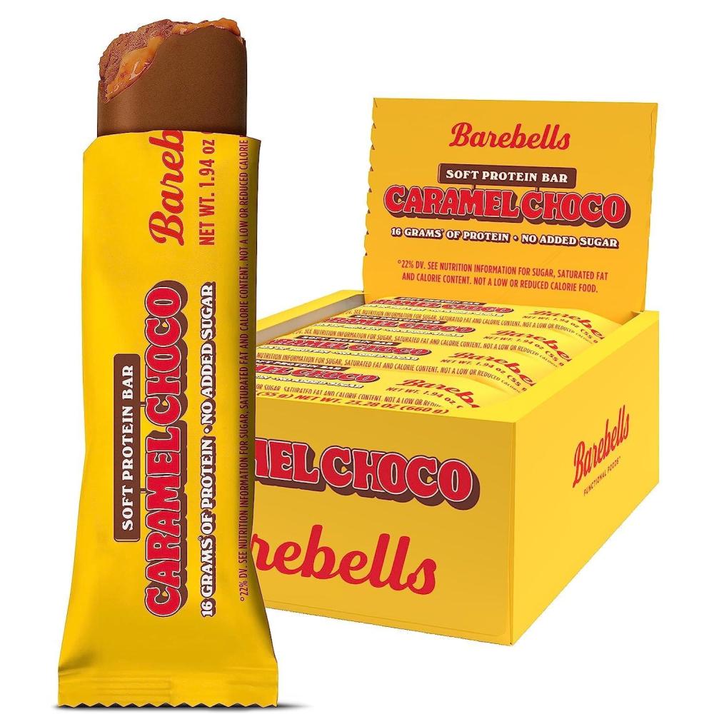 image:imageBarebells Protein Bars Peoples Choice Variety Pack 24 Bars 2 Packs of 12 20g High Protein Treats Chocolate Nutrition Bars with No Added Sugar OnTheGo Breakfast or PostWorkout SnackCaramel Choco
