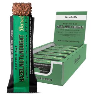 image:imageBarebells Protein Bars Peoples Choice Variety Pack  24 Bars 2 Packs of 12 20g High Protein Treats  Chocolate Nutrition Bars with No Added Sugar  OnTheGo Breakfast or PostWorkout SnackHazelnut