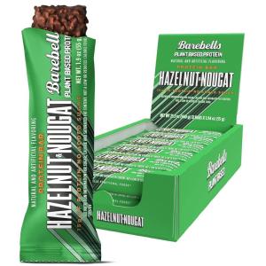 image:imageBarebells Protein Bars Peoples Choice Variety Pack  24 Bars 2 Packs of 12 20g High Protein Treats  Chocolate Nutrition Bars with No Added Sugar  OnTheGo Breakfast or PostWorkout SnackVegan  Hazelnut  Nougat