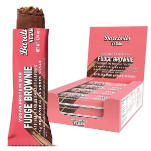 image:imageBarebells Protein Bars Peoples Choice Variety Pack  24 Bars 2 Packs of 12 20g High Protein Treats  Chocolate Nutrition Bars with No Added Sugar  OnTheGo Breakfast or PostWorkout SnackVegan  Fudge Brownie