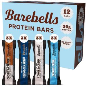 image:imageBarebells Protein Bars Peoples Choice Variety Pack  24 Bars 2 Packs of 12 20g High Protein Treats  Chocolate Nutrition Bars with No Added Sugar  OnTheGo Breakfast or PostWorkout SnackVariety Pack 2