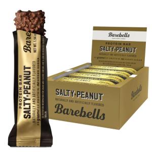 image:imageBarebells Protein Bars Peoples Choice Variety Pack  24 Bars 2 Packs of 12 20g High Protein Treats  Chocolate Nutrition Bars with No Added Sugar  OnTheGo Breakfast or PostWorkout SnackSalty Peanut